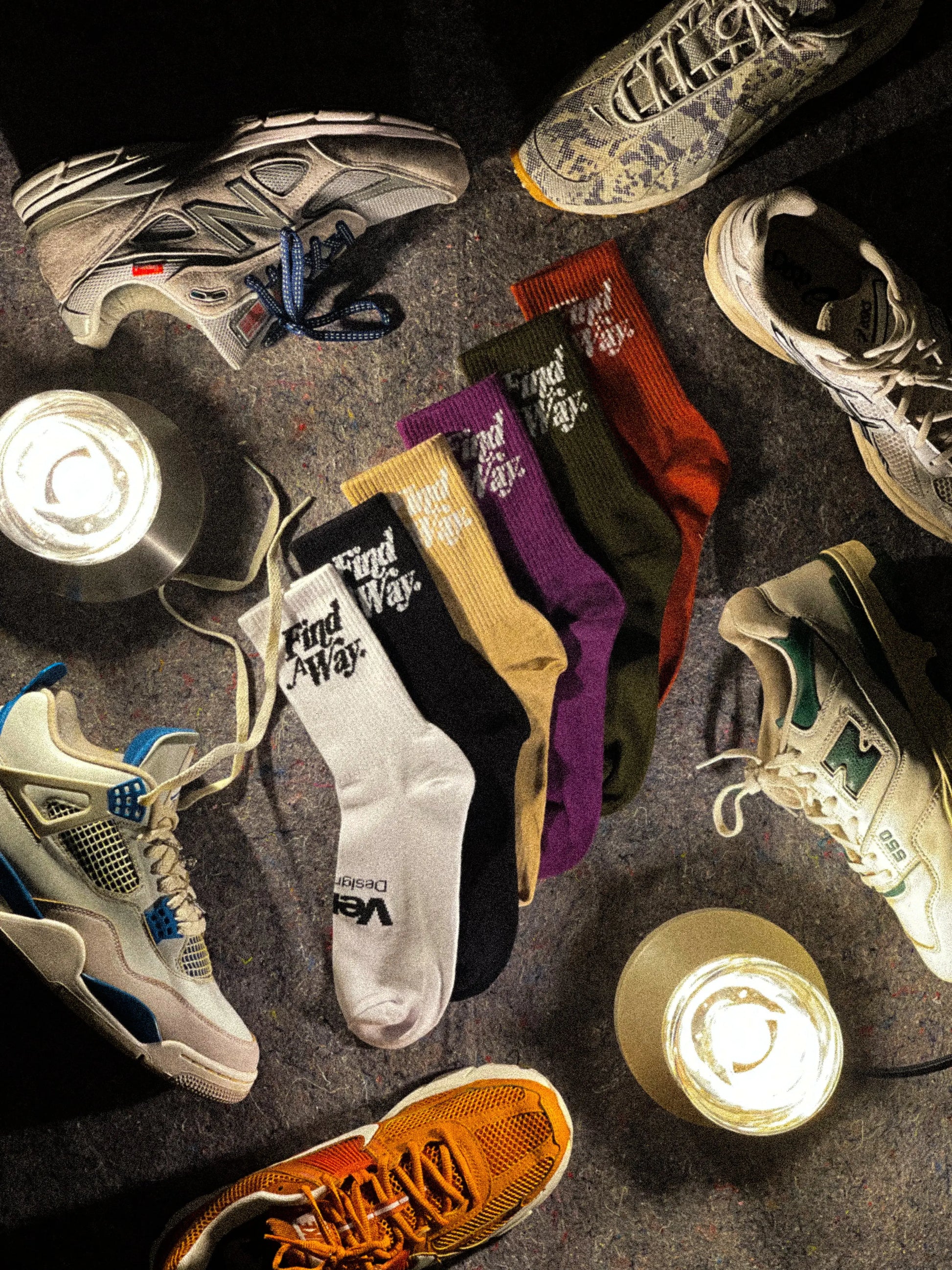 ‘Find A Way’ Socks Verted