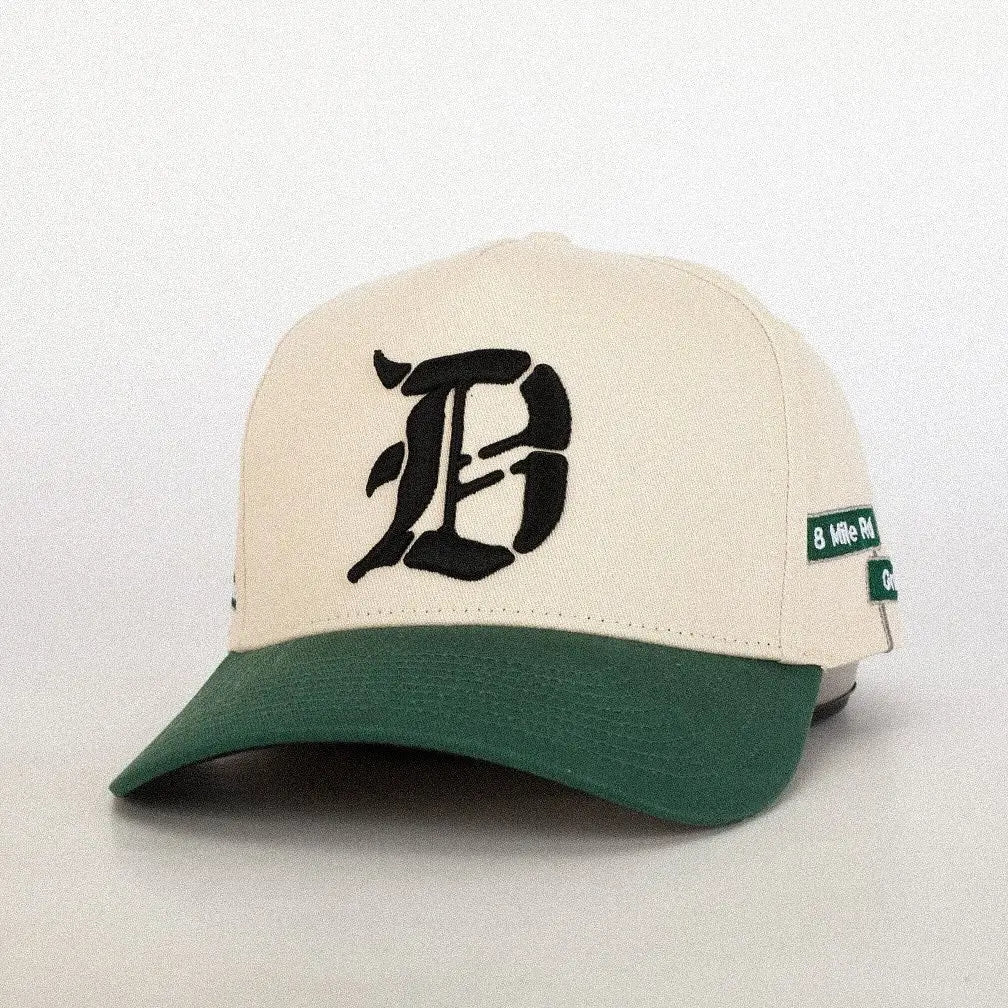 Detroit SnapBack - Vintage Green Verted